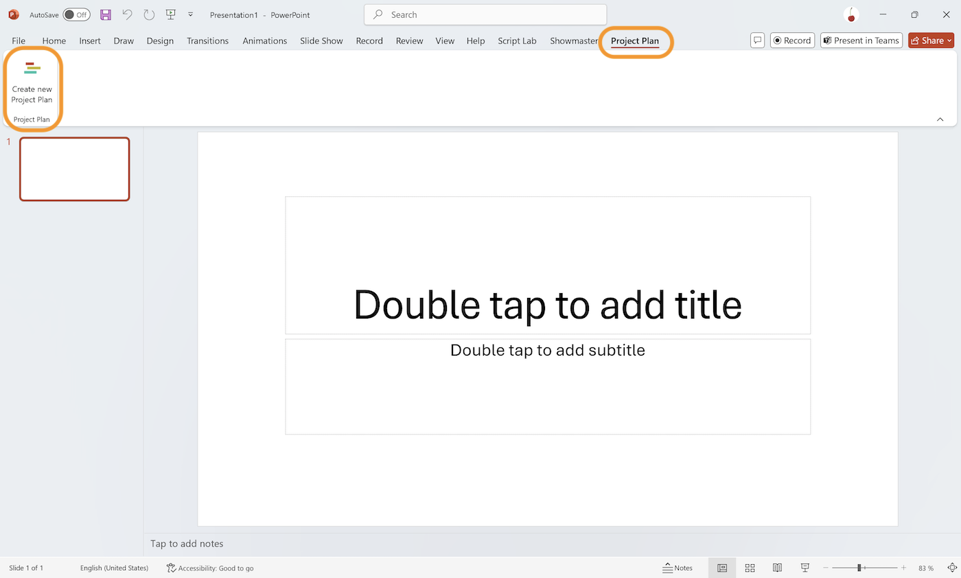 How to create a Project Plan in Microsoft PowerPoint